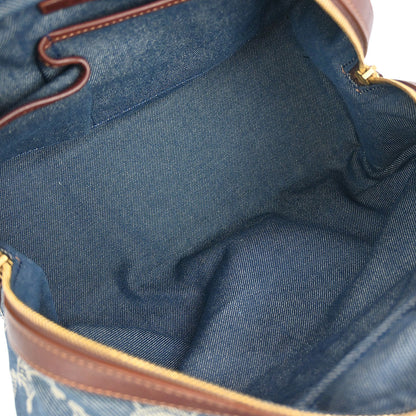 Celine Blue Denim Macadam Handbag