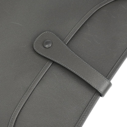 Hermes 2007 Graphite Epsom Evelyne 2 TGM Shoulder Bag