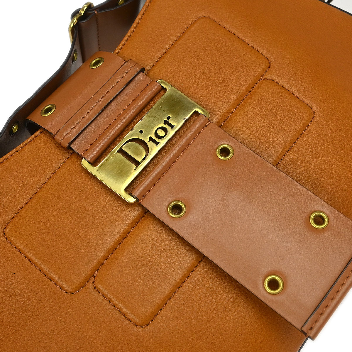 Christian Dior Brown Street Chic Columbus Shoulder Bag