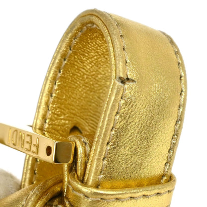 Fendi Gold Lambskin Mamma Baguette Handbag