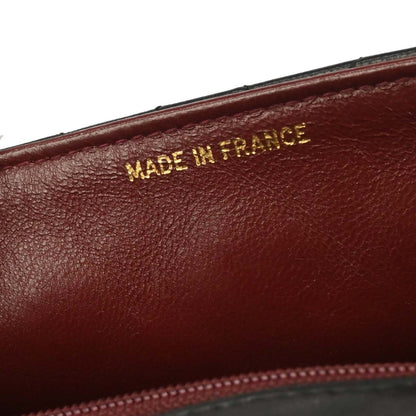 Chanel 1989-1991 Black Lambskin Single Flap Shoulder Bag
