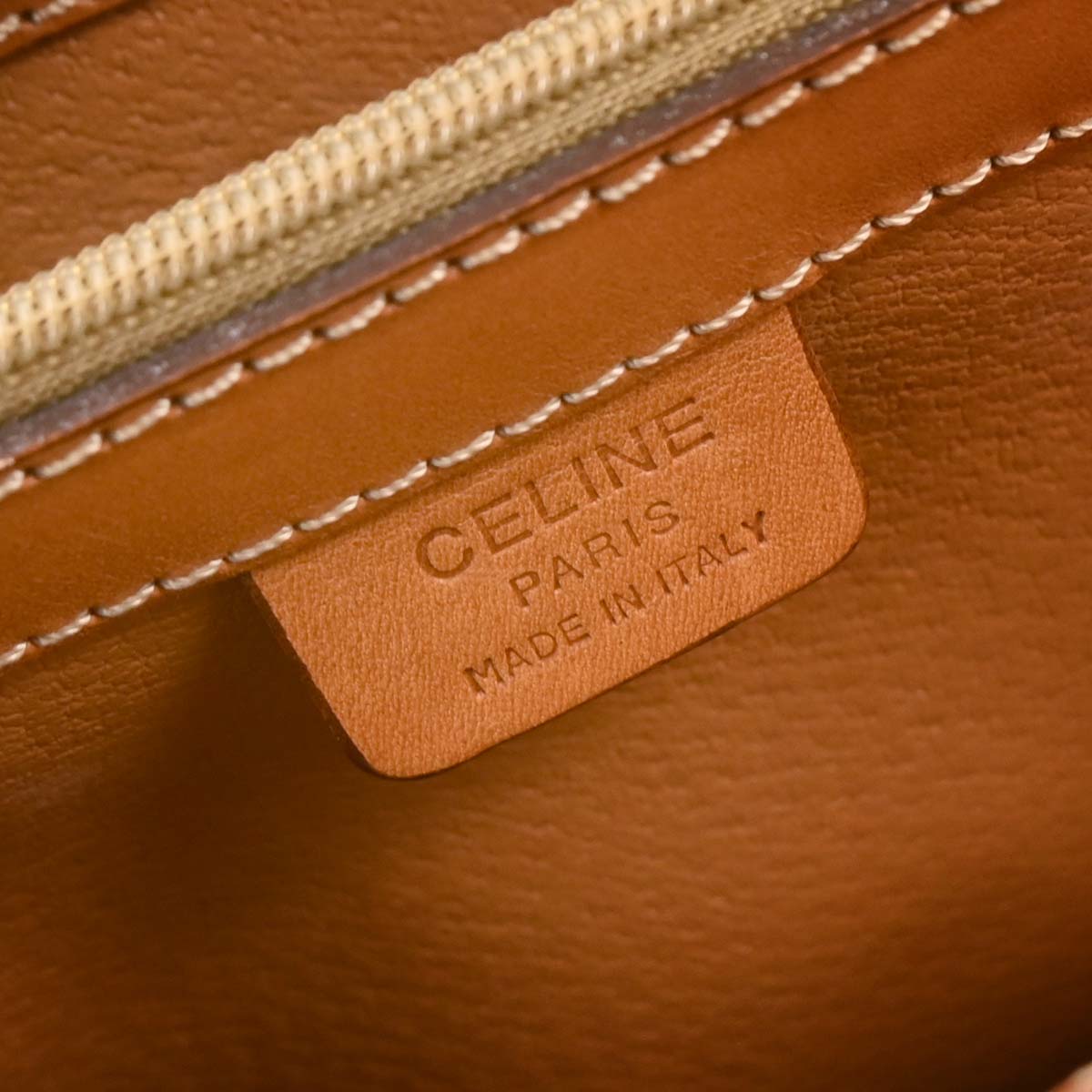 Celine Brown Macadam 2way Shoulder Handbag