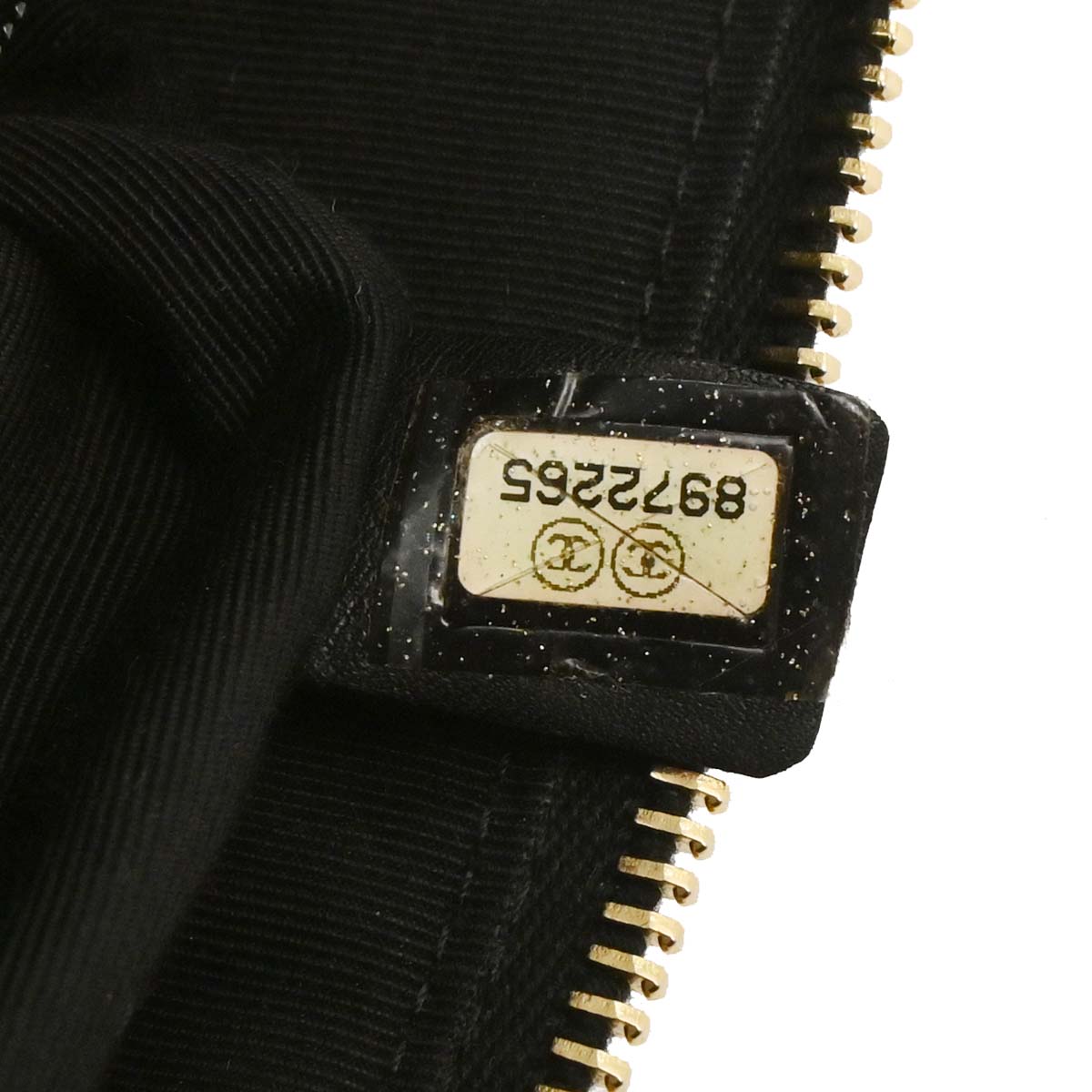 Chanel 2003-2004 Black Caviar Chain Handbag