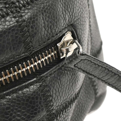 Chanel 2004-2005 Black Caviar Choco Bar Handbag