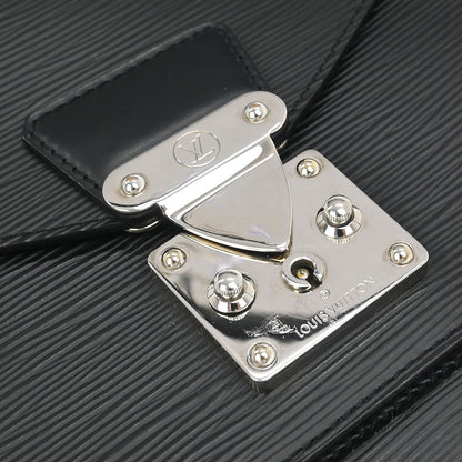 Louis Vuitton 2006 Black Epi Monceau 28 2way Handbag M52792
