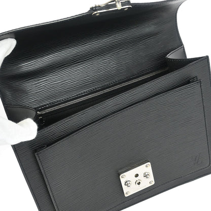 Louis Vuitton 2006 Black Epi Monceau 28 2way Handbag M52792