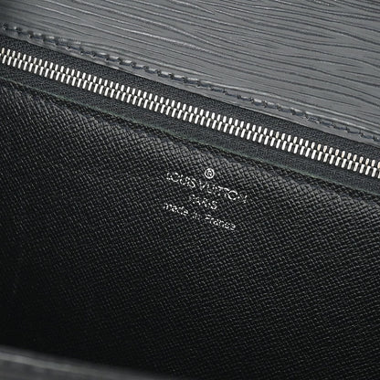 Louis Vuitton 2006 Black Epi Monceau 28 2way Handbag M52792