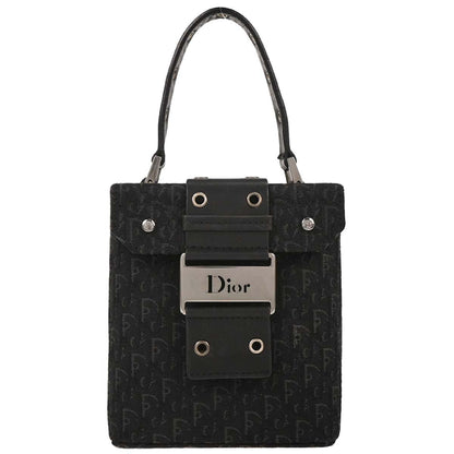 Christian Dior 2002 Black Street Chic Trotter Handbag