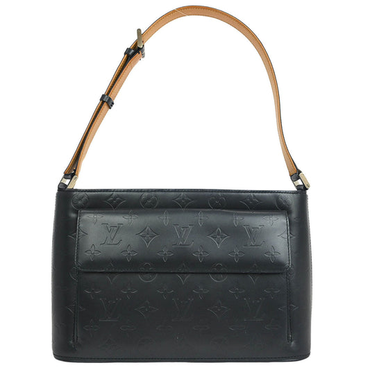 Louis Vuitton Blue Monogram Mat Alston Shoulder Bag M55125