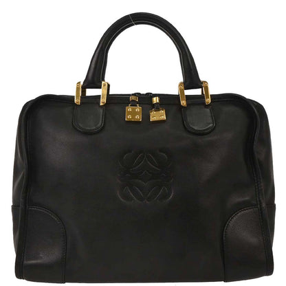 Loewe Black Leather Amazona 32 Handbag
