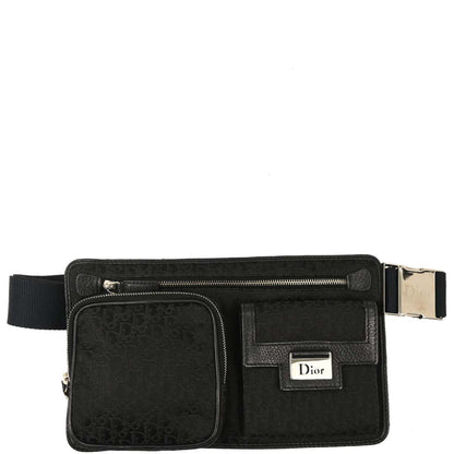 Christian Dior 2007 Black Trotter Street Chic Bum Bag