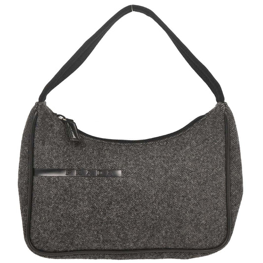 Prada Sport Gray Wool Handbag