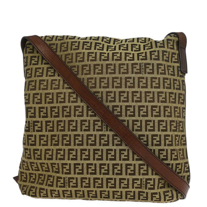Fendi Brown Zucchino Shoulder Bag