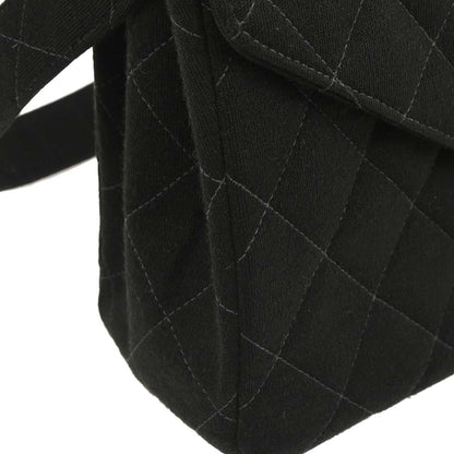 Chanel Black Cotton Handbag