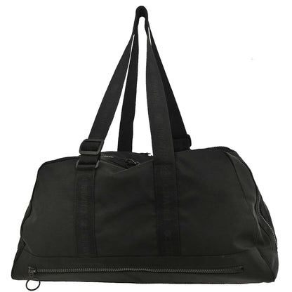 Chanel 2001-2003 Black Nylon Sport Line Duffle Gym Handbag
