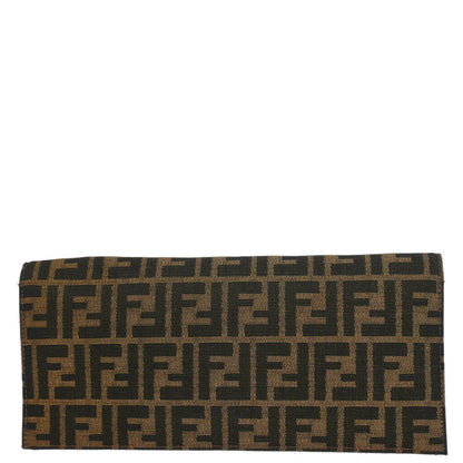Fendi Brown Zucca Clutch Bag