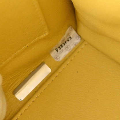 Chanel 1997-1999 Yellow Caviar Tote Handbag