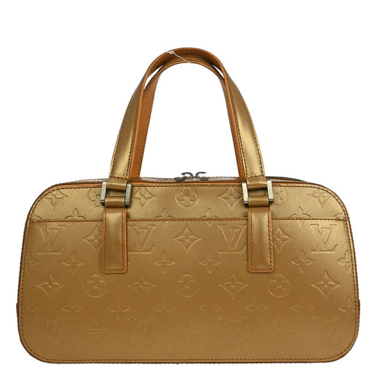 Louis Vuitton 2003 Gold Monogram Mat Shelton MM Handbag M55177