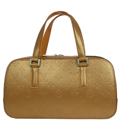 Louis Vuitton 2003 Gold Monogram Mat Shelton MM Handbag M55177