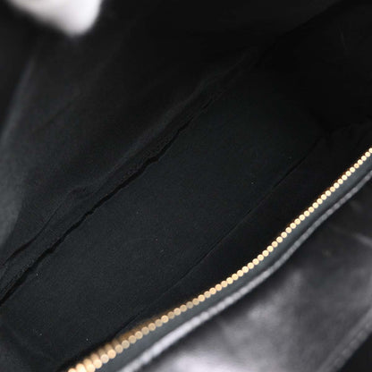 Chanel 2001-2003 Black Lambskin Choco Bar Tote Handbag