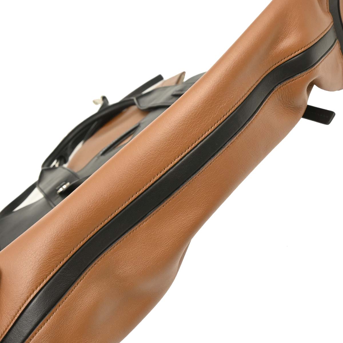 Prada Brown Leather 2way Shoulder Tote Handbag