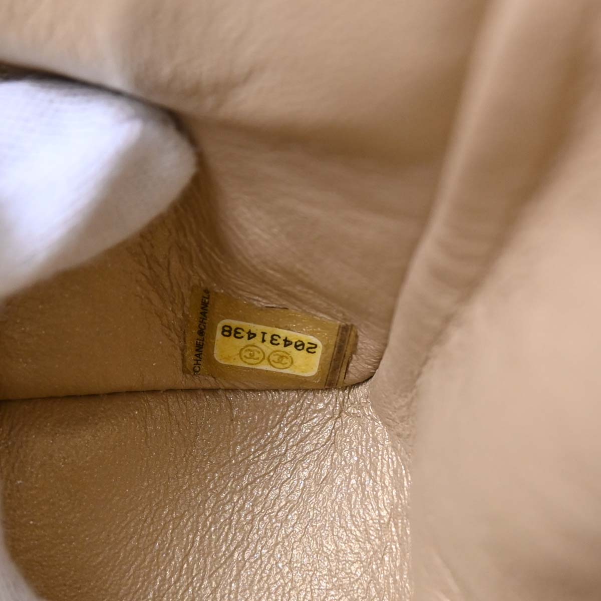 Chanel 2014-2015 Metallic Gold Caviar Medium Classic Double Flap Shoulder Bag