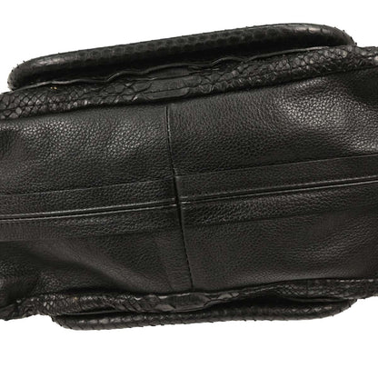 Chloe * Black Python Paraty 2way Shoulder Handbag