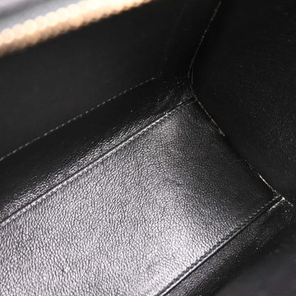 Celine Ivory Black Nano Luggage Tote Handbag