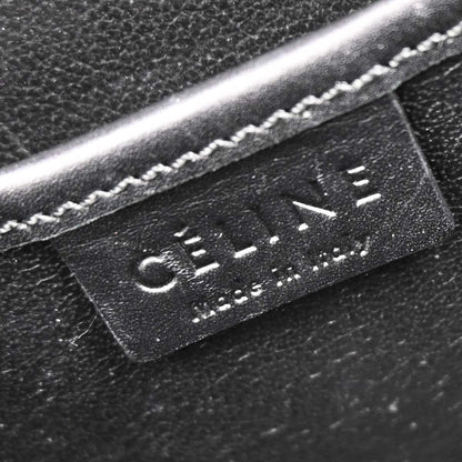 Celine Ivory Black Nano Luggage Tote Handbag