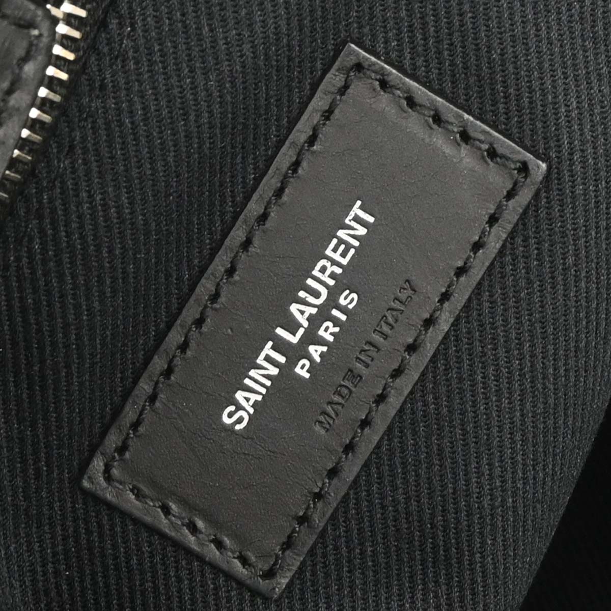 Saint Laurent Black Raffia Tassel Tote Handbag