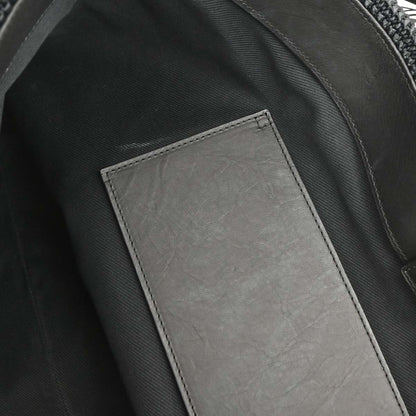 Saint Laurent Black Raffia Tassel Tote Handbag