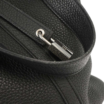 Hermes Black Taurillon Clemence Picotin Lock 26 GM Handbag