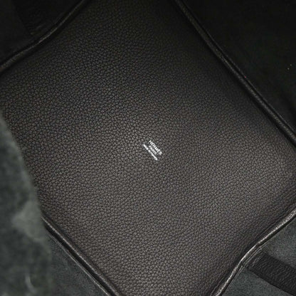 Hermes Black Taurillon Clemence Picotin Lock 26 GM Handbag