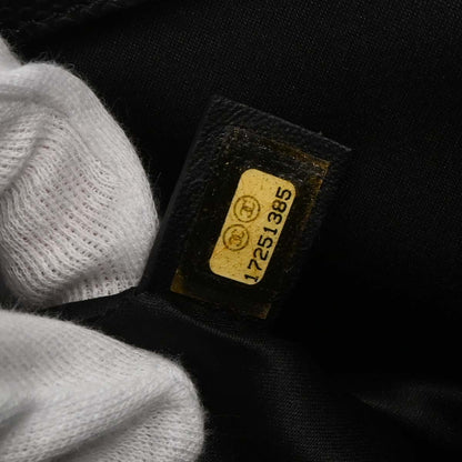 Chanel 2012-2013 Black Caviar Grand Shopping Tote GST Chain Handbag