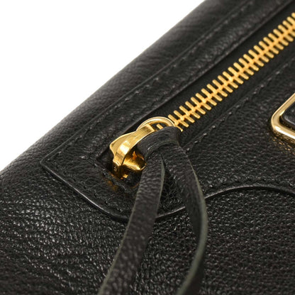 Balenciaga Black Leather Envelope Shoulder Bag