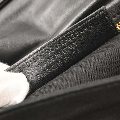 Balenciaga Black Leather Envelope Shoulder Bag