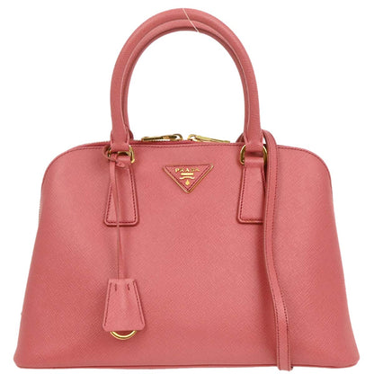 Prada Pink Leather Promenade 2way Shoulder Handbag