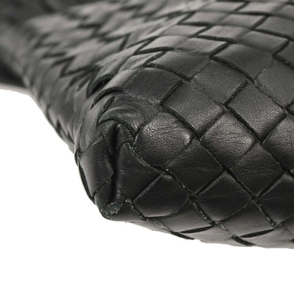 Bottega Veneta Black Intrecciato Shoulder Bag