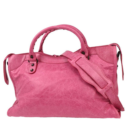 Balenciaga Pink The City Medium Handbag