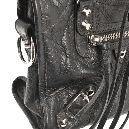 Balenciaga Gray Classic Mini City 2way Shoulder Handbag