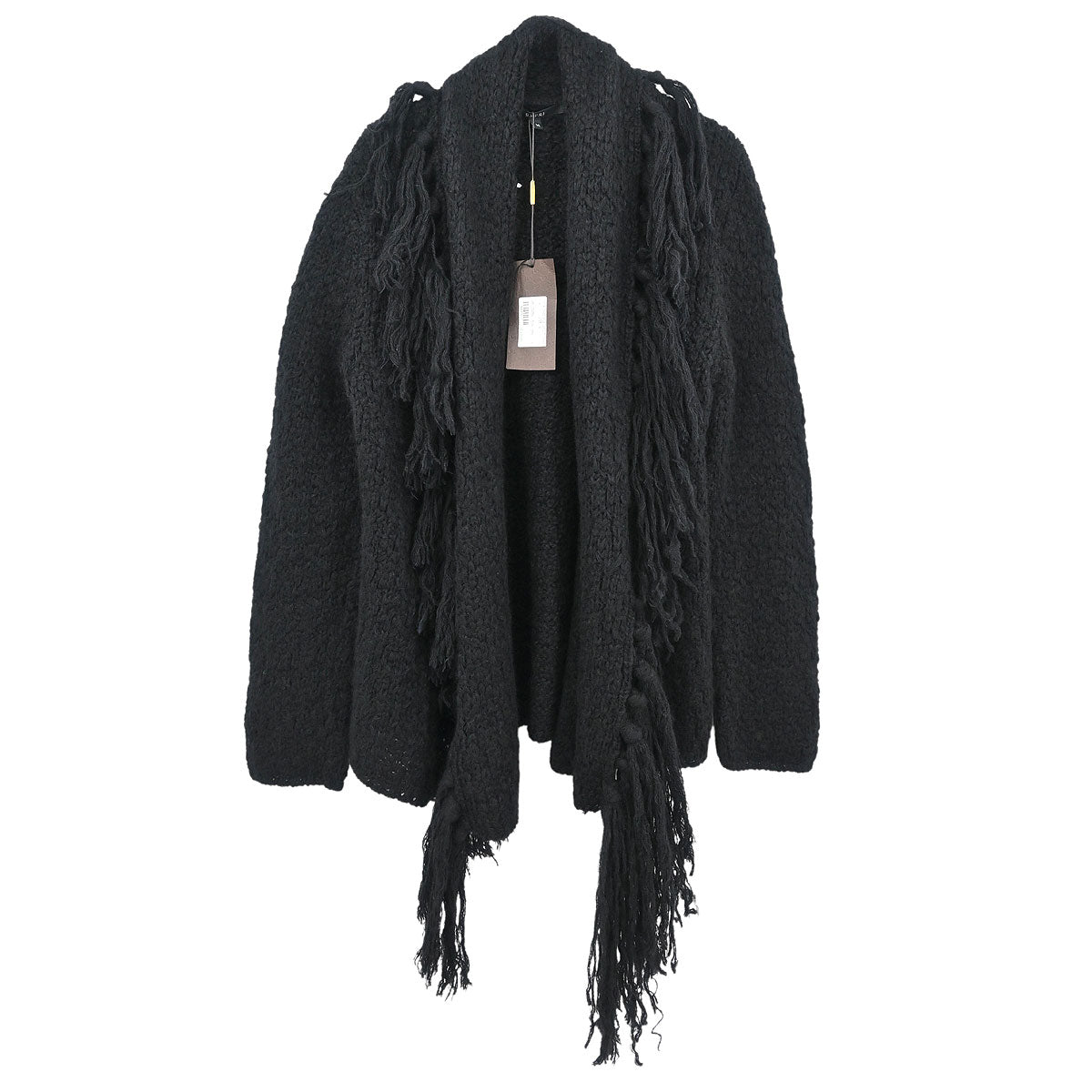 Gucci 2012 Fringe Cardigan Black #M