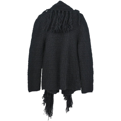 Gucci 2012 Fringe Cardigan Black #M