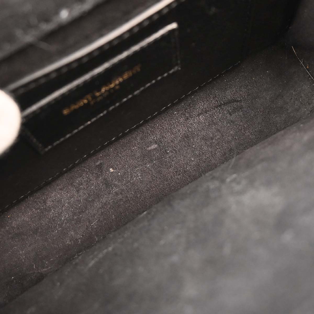 Saint Laurent Gold Leather Kate Shoulder Bag