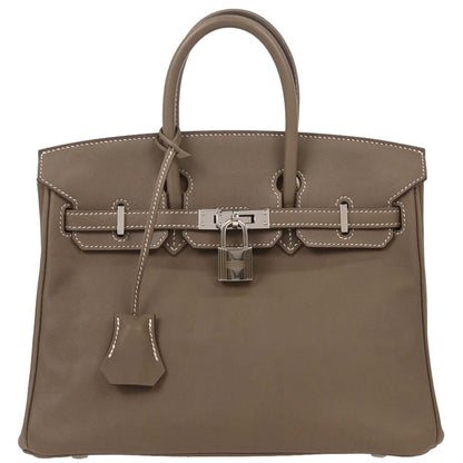 Hermes Etoupe Swift Birkin 25 Handbag