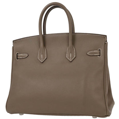 Hermes Etoupe Swift Birkin 25 Handbag