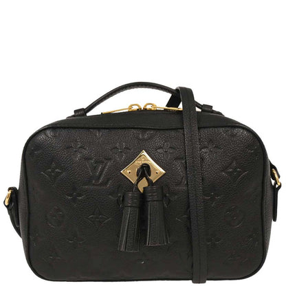 Louis Vuitton Black Monogram Empreinte Saintonge Crossbody M44593