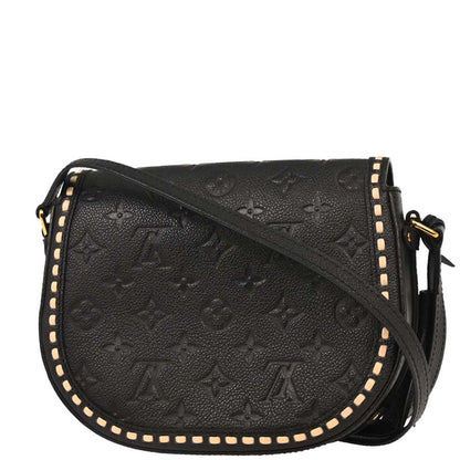 Louis Vuitton Black Monogram Empreinte Juno Shoulder Bag M43143