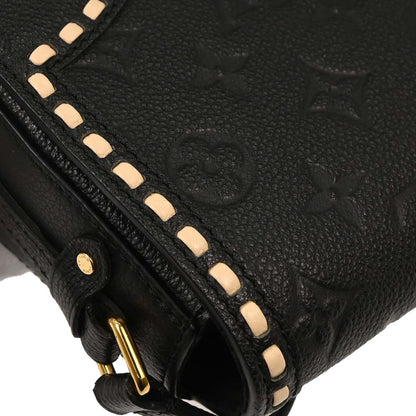 Louis Vuitton Black Monogram Empreinte Juno Shoulder Bag M43143