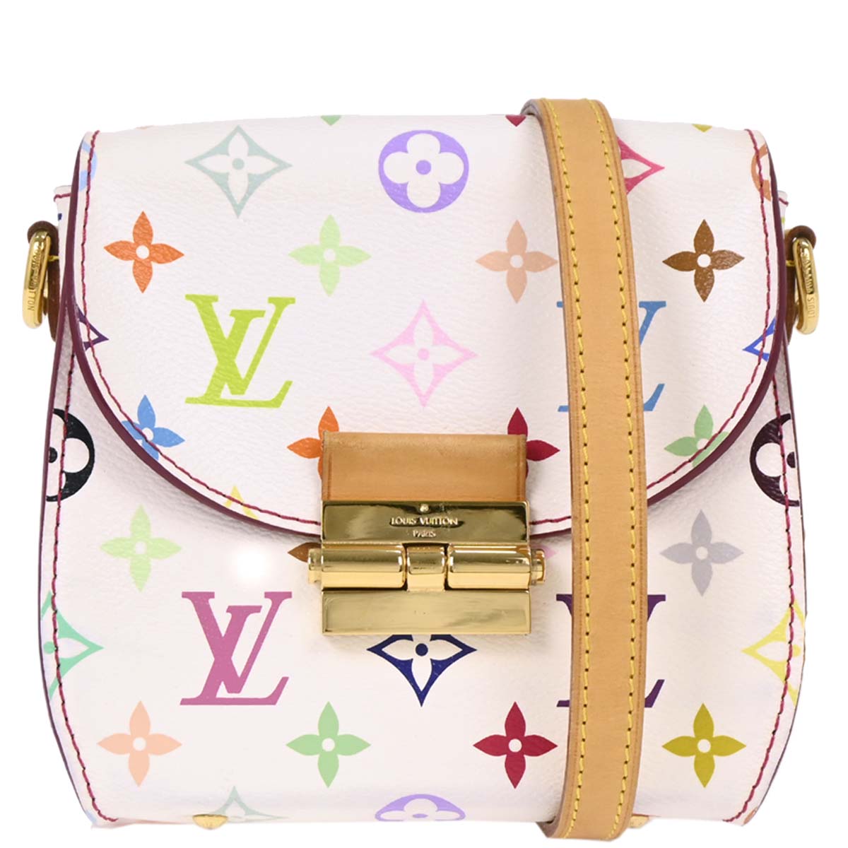Louis Vuitton White Multicolor Heartbreaker Shoulder Bag M40660