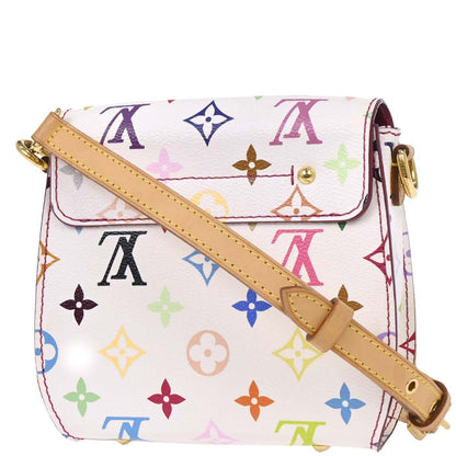 Louis Vuitton White Multicolor Heartbreaker Shoulder Bag M40660